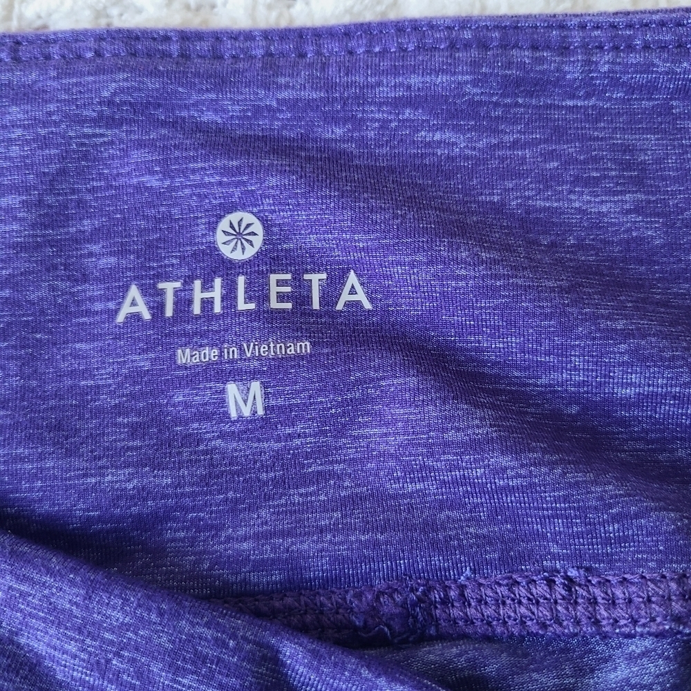 Athleta Purple Leggings - Picture 5 of 8